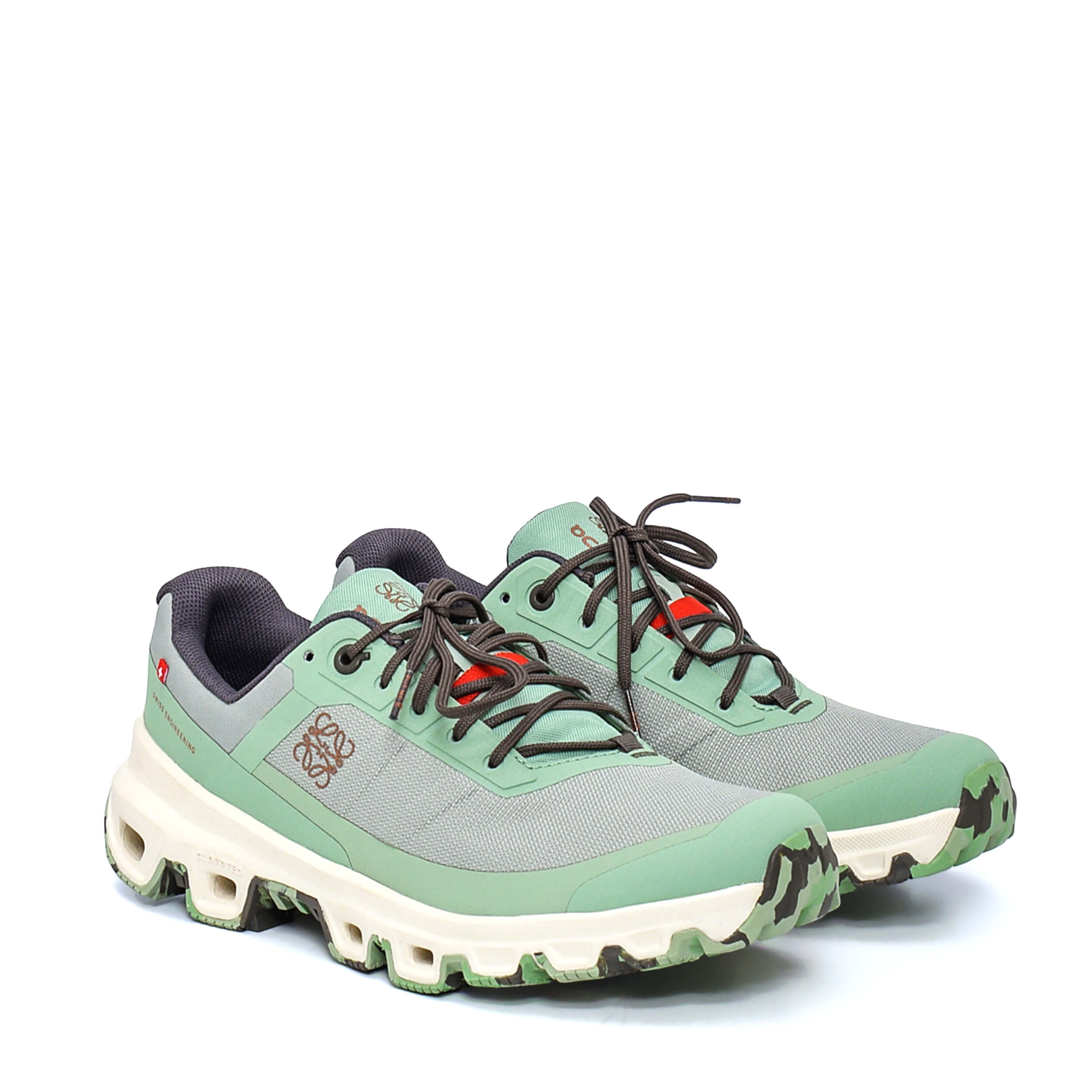 Loewe - x On Cloudventure in Green Running Sneakers / 38.5